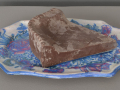 Plat et part de drageoir en chocolat (Galvin & Alice Mulliez) - L : 23 cm